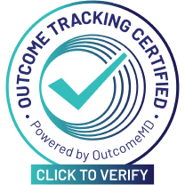 Outcome Tracking Certified badge from OutcomeMD